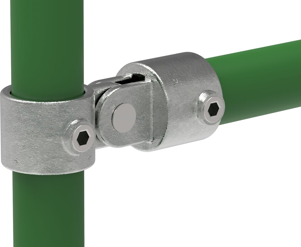 Rohrverbinder Gelenkstueck einfach Ø 42-4 mm -1 1-4- - Temperguss verzinkt - 173C42-173C42