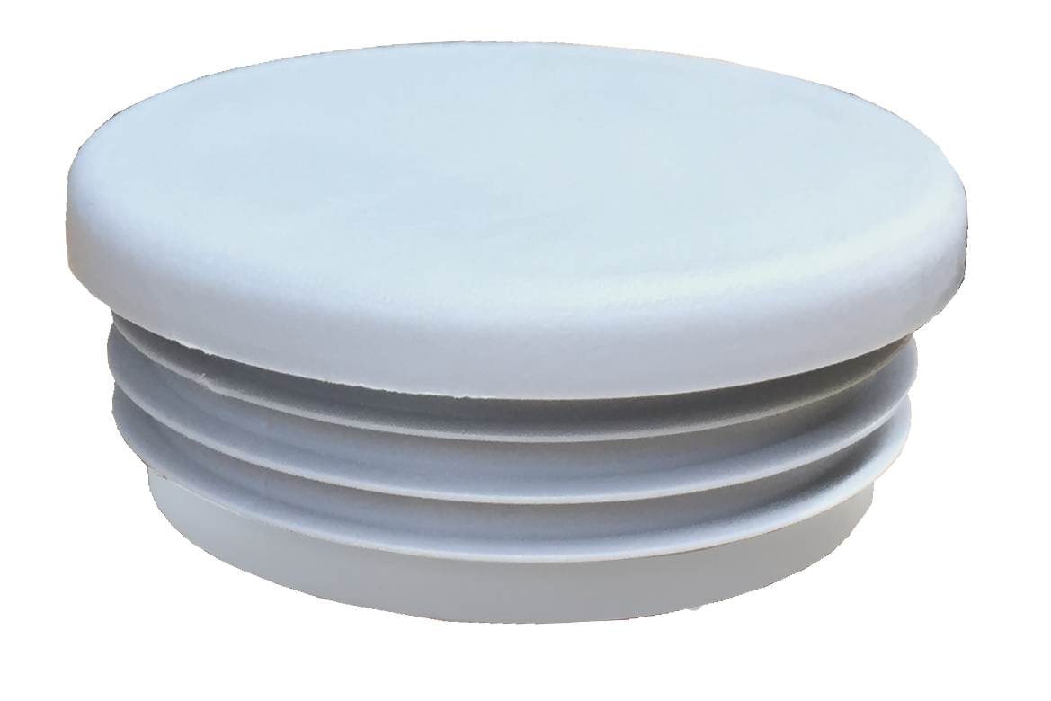 Rohrverbinder - Kunststoffstopfen hellgrau - 133B34-K - 33-7 x 2-5 - 4 mm - 1-133B34-K
