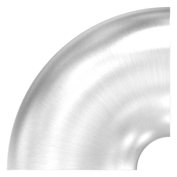 Schweissbogen Edelstahl V2A Ø 42-4 x 2-0 mm 90° geschliffen K240-88-1155233.240