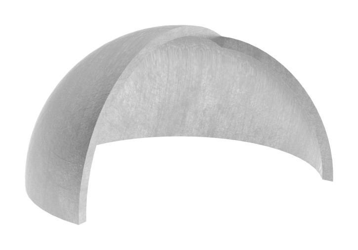 Halbhohlkugel Ø 33-7x2-0 mm V2A geschliffen-11-4070-B.4