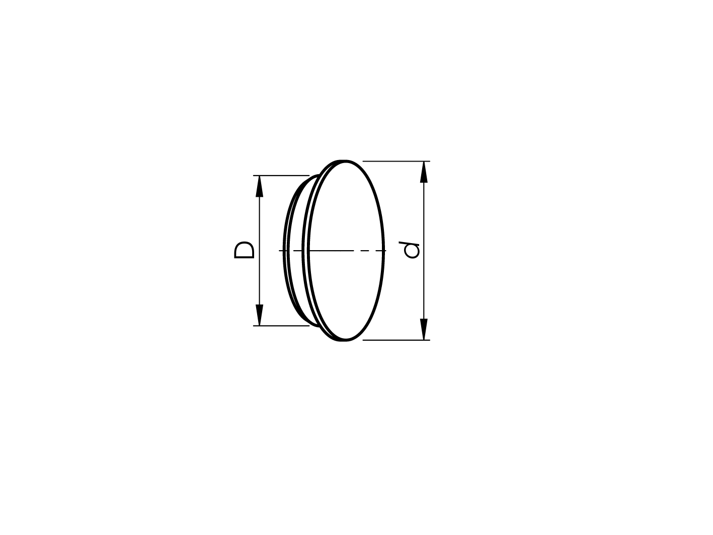 Endkappe PVC fuer AL-Profile Ø 30 mm Loch- Flansch Ø 33 mm- Schwarz-89-11A240005009BLACK-A.4