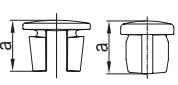 Rohrverbinder Einschlagstopfen Ø 48-3 mm -1 1-2- - Temperguss verzinkt - 184D48-184D48