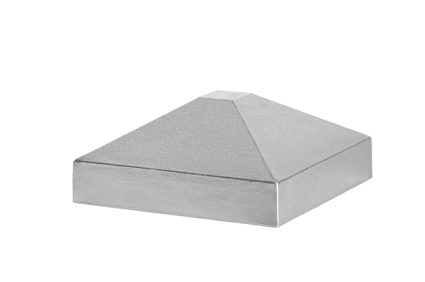 Pfostenkappe Aluminium 60x60 mm Pyramide natur-89-11FGC60X6003N-A.4