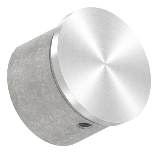 Endkappe - flache Ausfuehrung - fuer Nutrohr Ø 48-3 mm - V4A-12-2301.1