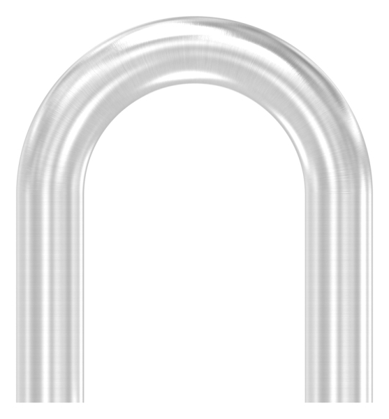 Bogen 180° zum Schweissen aus Rundrohr- Ø 42-4x2-6 mm V2A-11-3785.4